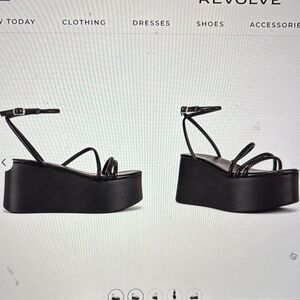 Tory Sandal Black Platform Sandals